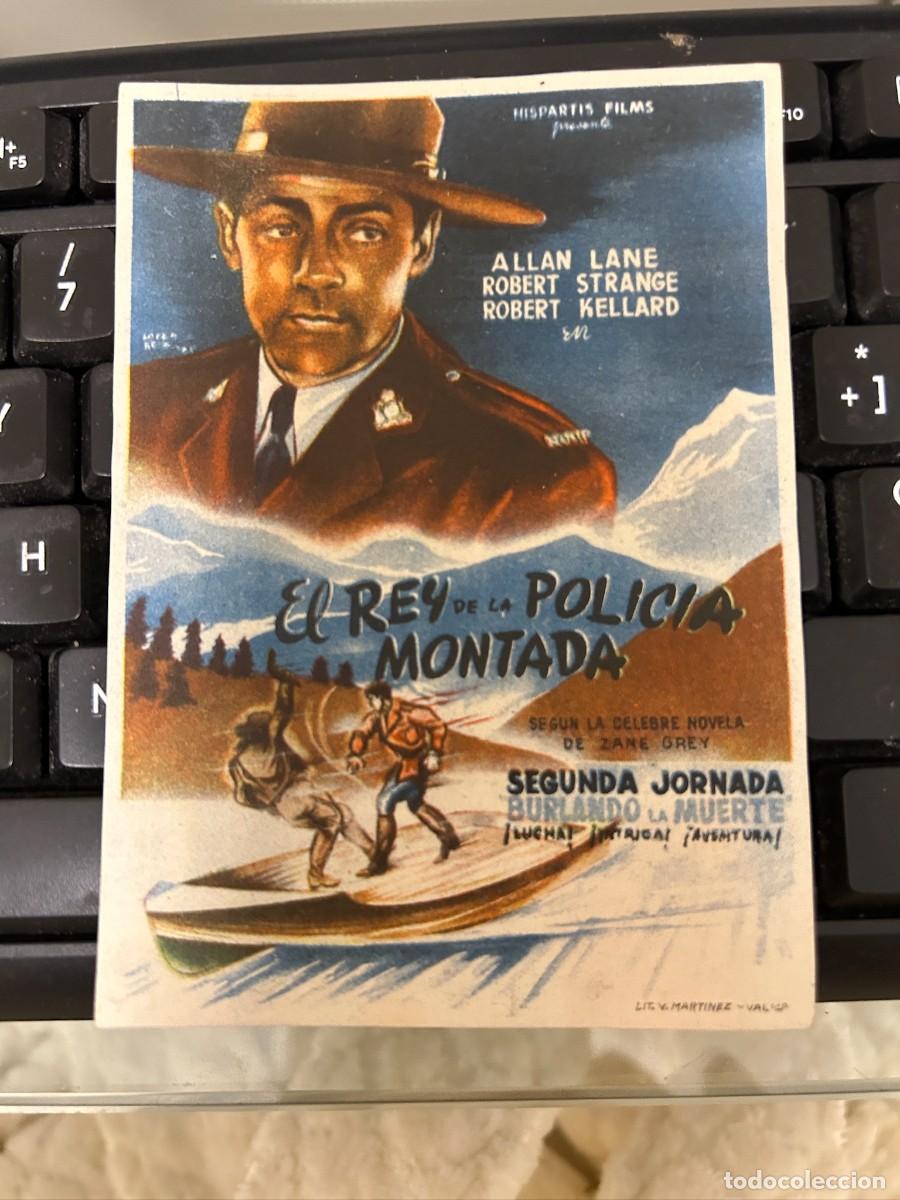 Cine: &ordm;1382 el rey de la policia montada segunda jornada burlando la muerte sin publicidad buen estado