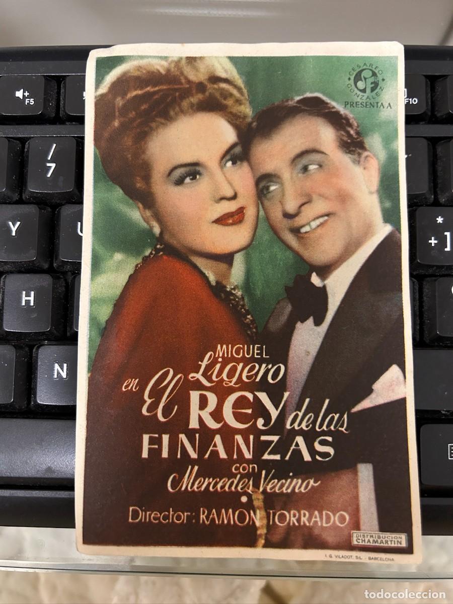 Cine: &ordm;1383 el rey de las finanzas cine capitol tarragona con publicidad buen estado
