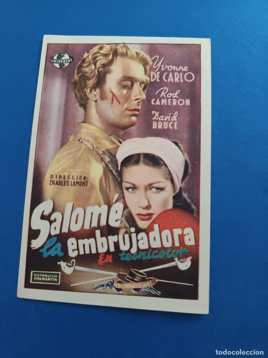 Cine: PROGRAMA DE CINE SALOME LA EMBRUJADORA YVONNE DE CARLO ROD CAMERON