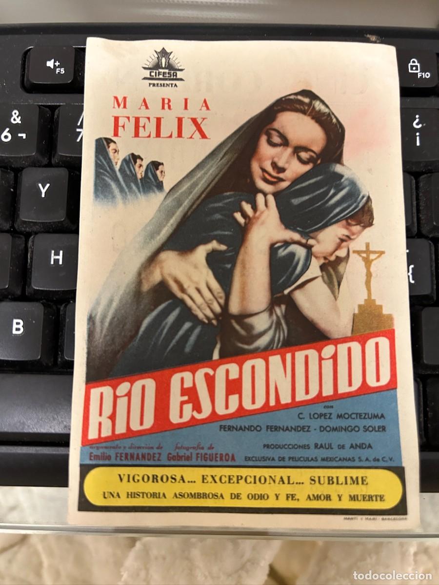 Cine: &ordm;1386 rio escondido cine cordon burgos con publicidad buen estado