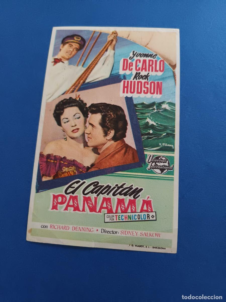 Cine: PROGRAMA DE CINE EL CAPITAN PANAMA YVONNE DE CARLO ROCK HUDSON