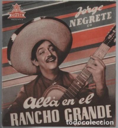 Cine: PROGRAMA DOBLE DE CINE: ALL&Aacute; EN EL RANCHO GRANDE PC-11924