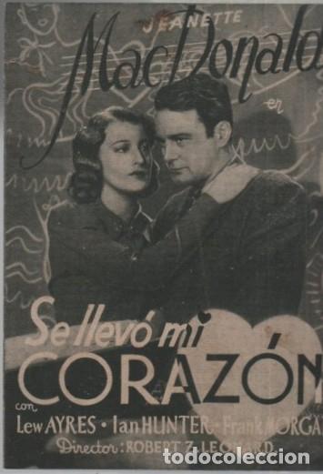 Cine: PROGRAMA DOBLE DE CINE: SE LLEV&Oacute; MI CORAZ&Oacute;N PC-11928 - Foto 1