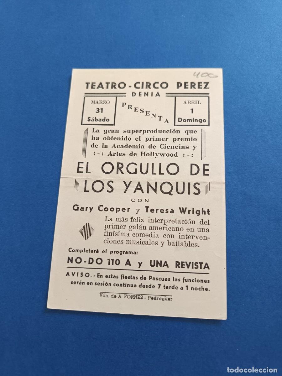 Cine: PROGRAMA DE CINE EL ORGULLO DE LOS YANQUIS GARY COOPER - Foto 2