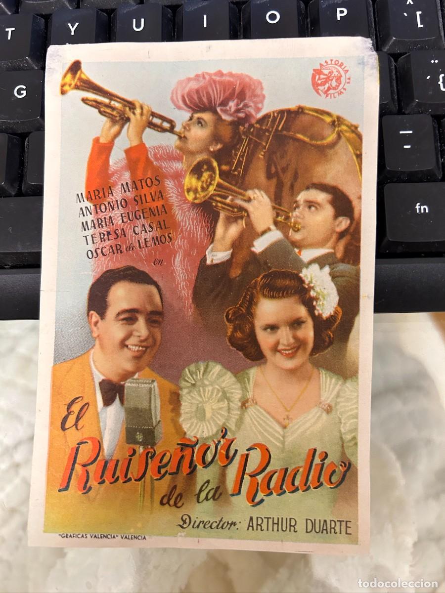 Cine: &ordm;1397 el ruise&ntilde;or de la radio cine coliseum tarragona con publicidad buen estado