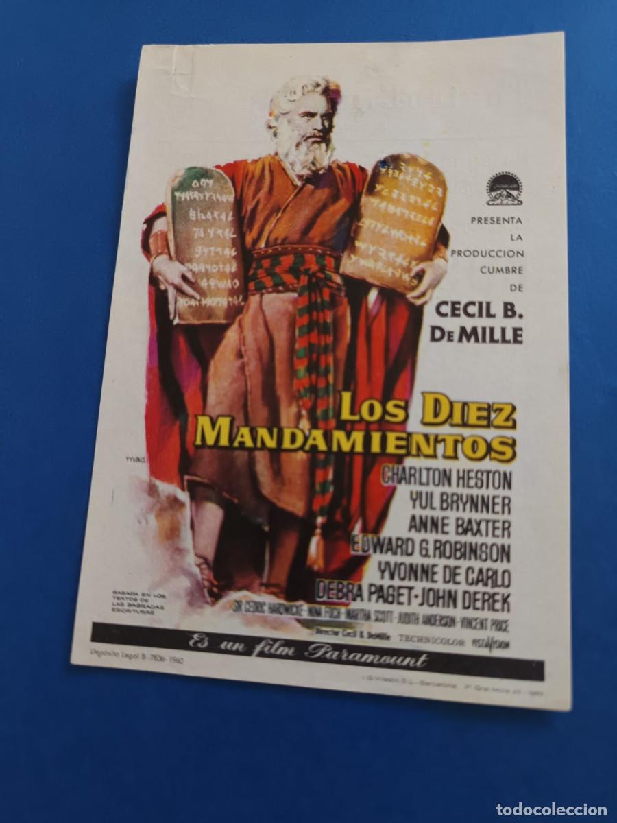 Cine: PROGRAMA DE CINE LOS DIEZ MANDAMIENTOS CHARLTON HESTON