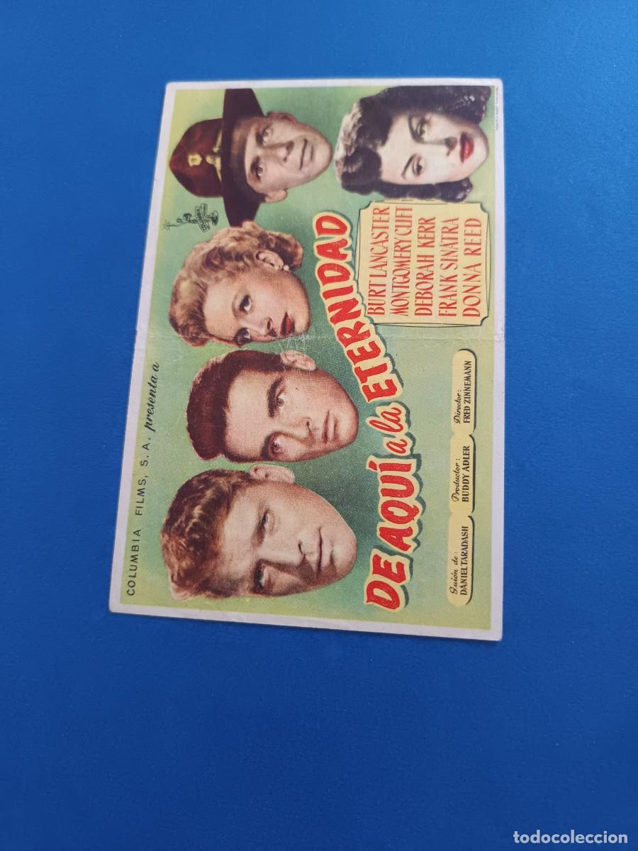 Cine: PROGRAMA DE CINE DE AQUI A LA ETERNIDAD BURT LANCASTER - Foto 1