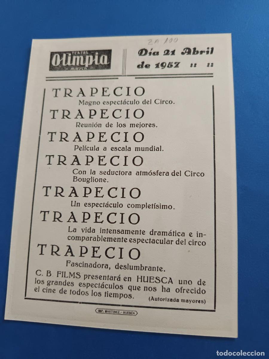 Cine: PROGRAMA DE CINE TRAPECIO BURT LANCASTER - Foto 2