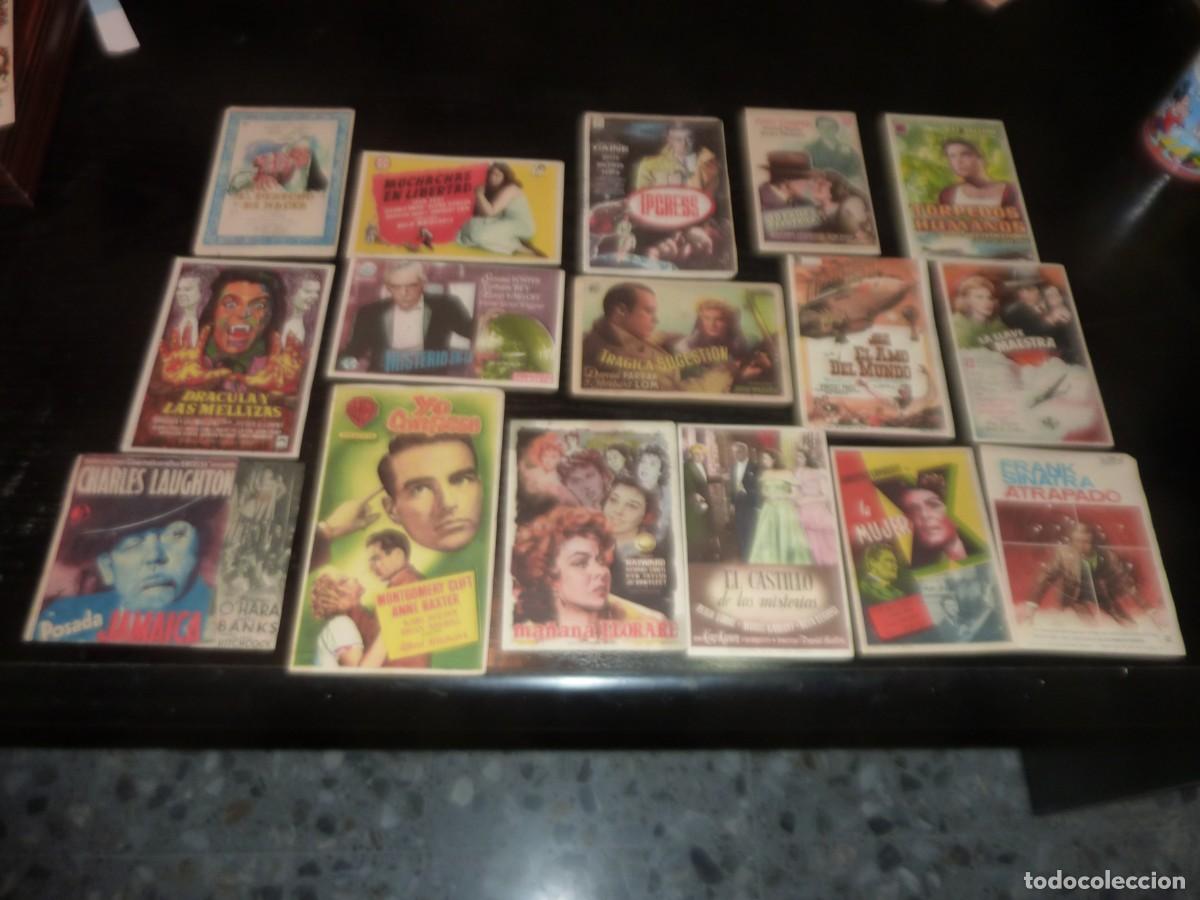  Foglietti di film di film antichi di cinema: 155 programas de cine de TERROR, SUSPENSE, CIENCIA FICCION ETC. con impresi&oacute;n MIRAR FOTOS