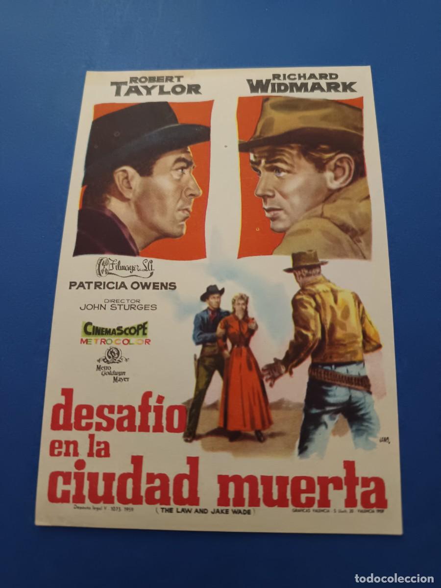 Cine: PROGRAMA DE CINE DESAFIO EN LA CIUDAD MUERTA ROBERT TAYLOR