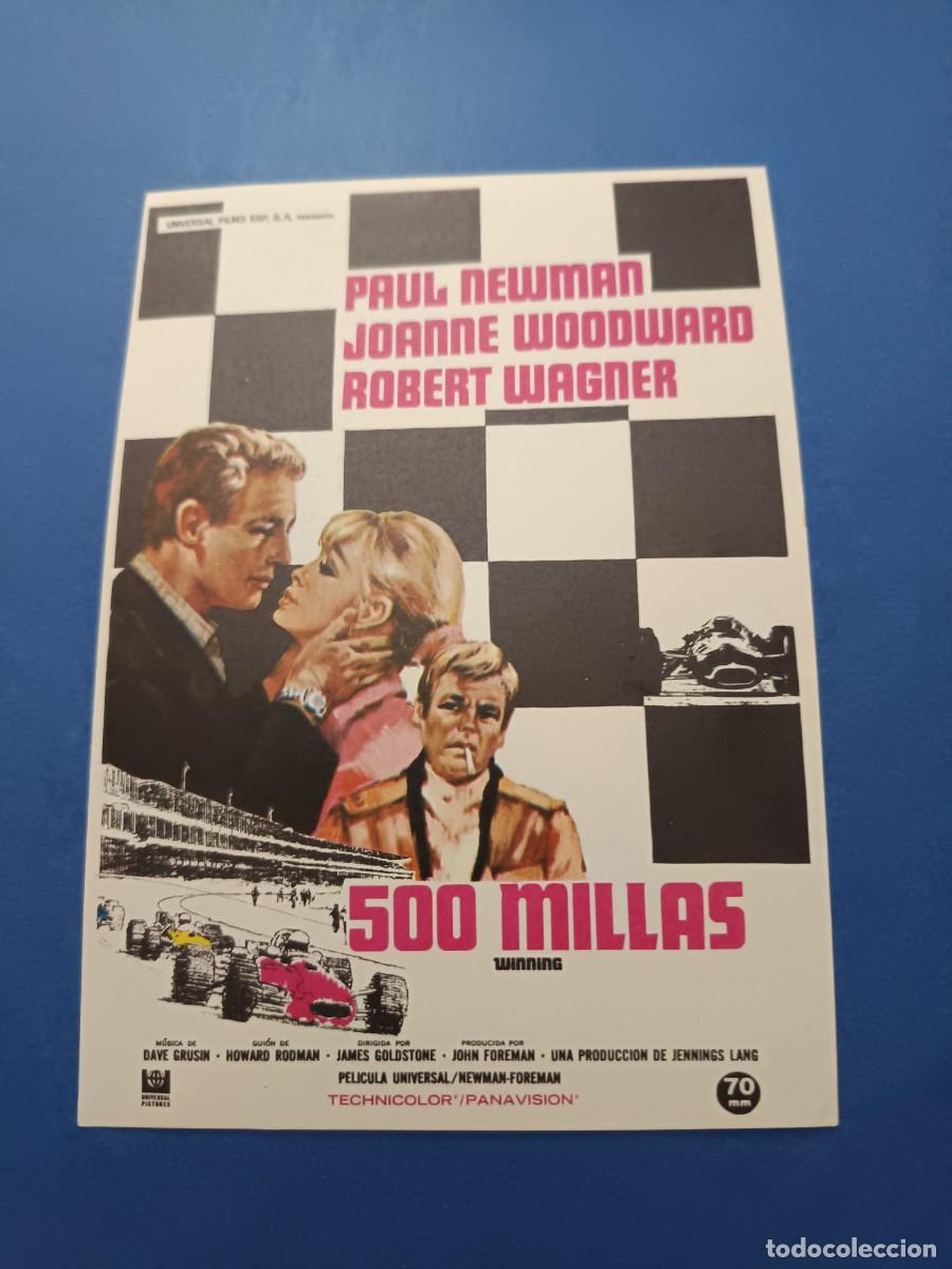 Cine: PROGRAMA DE CINE 500 MILLAS PAUL NEWMAN