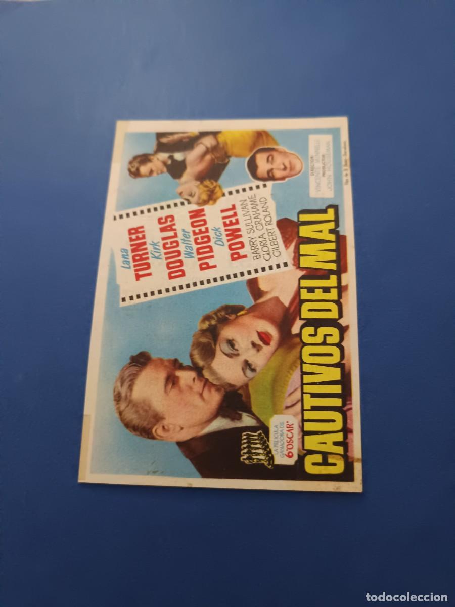 Cine: PROGRAMA DE CINE CAUTIVOS DEL MAL KIRK DOUGLAS - Foto 1