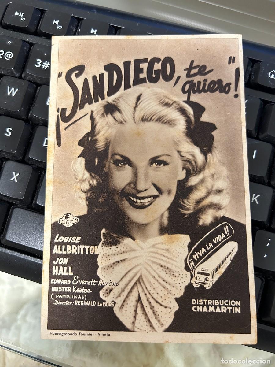 Cine: &ordm;1416 &iexcl;san diego, te quiero! cine versalles barcelona con publicidad buen estado