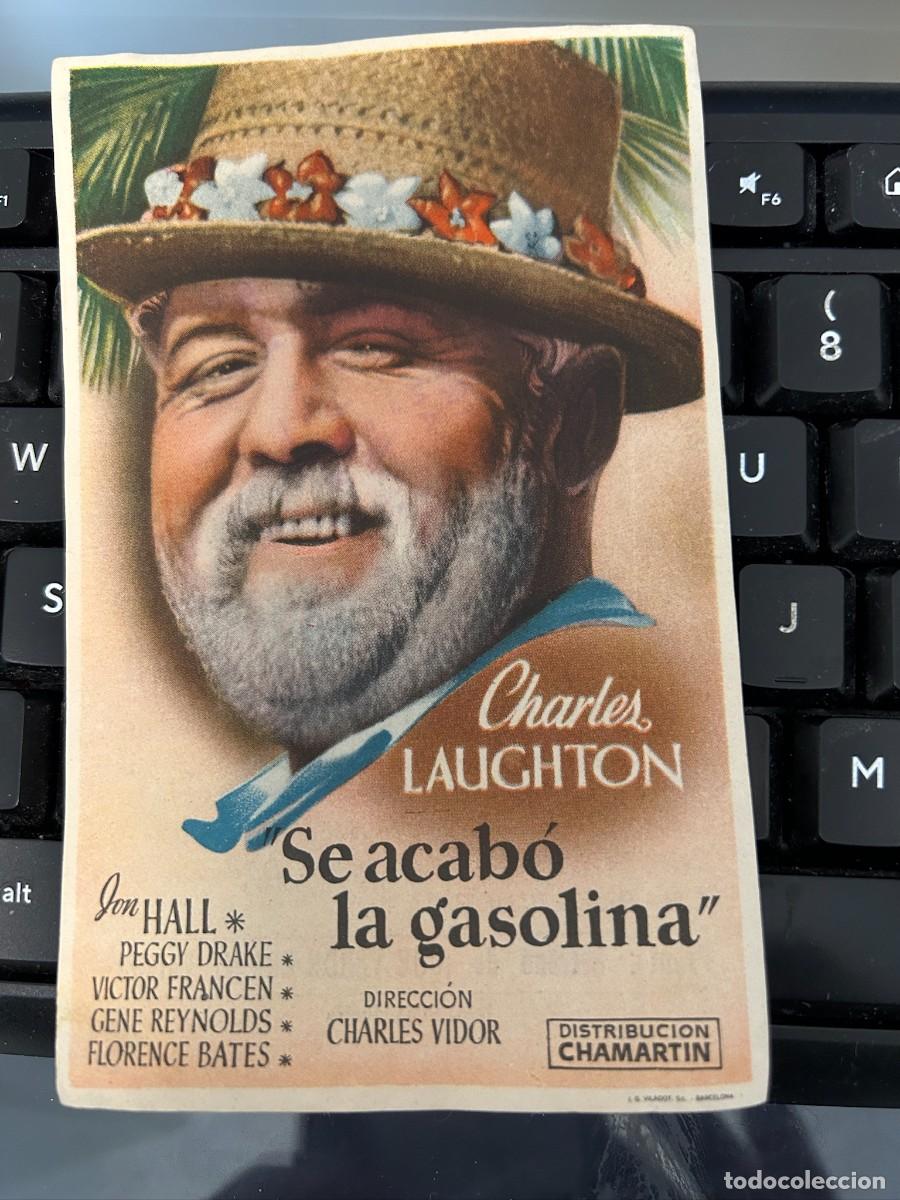 Cine: &ordm;1433 se acabo la gasolina gran teatro huelva con publicidd buen estado