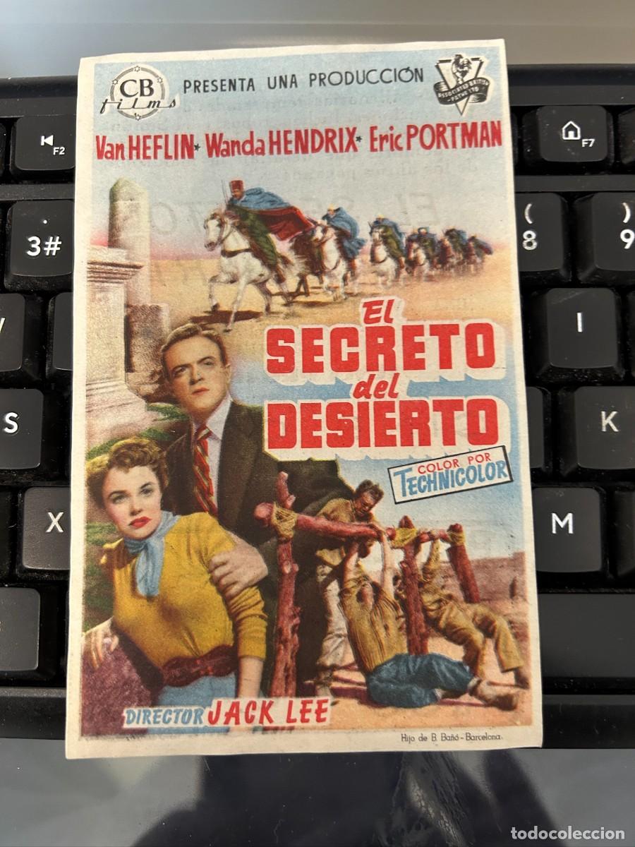 Cine: &ordm;1438 el secreto del desierto cine coso zaragoza con publicidad buen estado