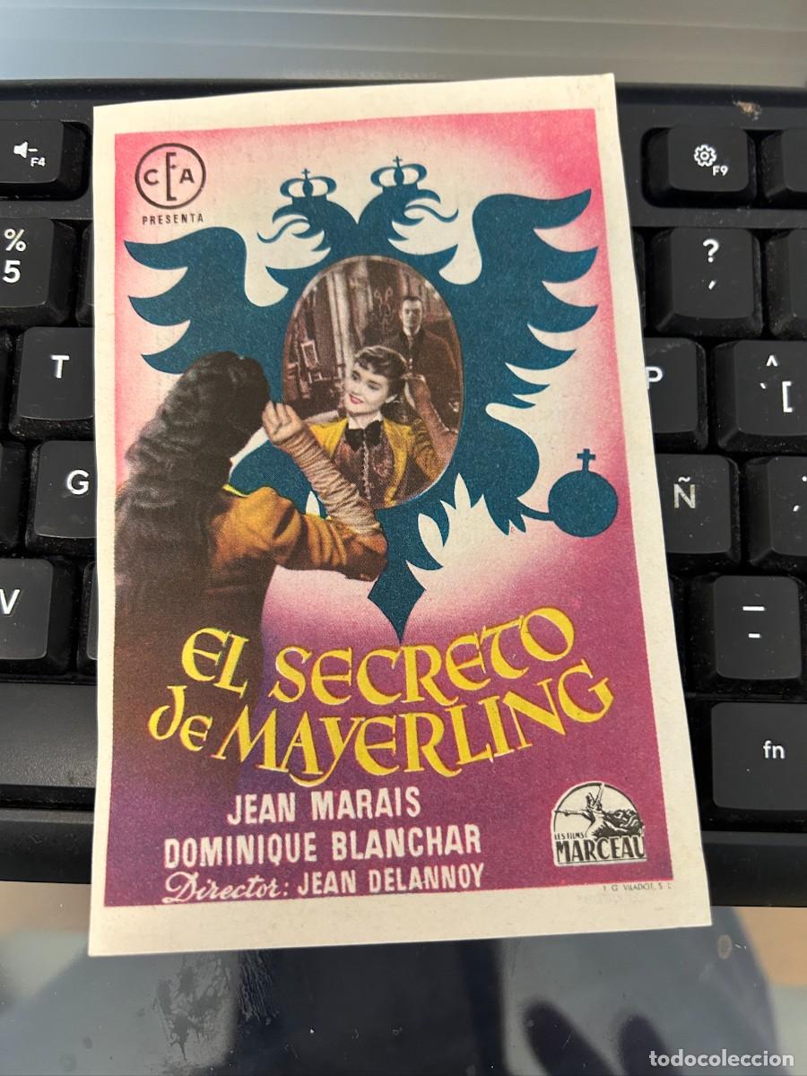 Cine: &ordm;1439 el secreto de mayerling teatro bartrina reus con publicidad buen estado