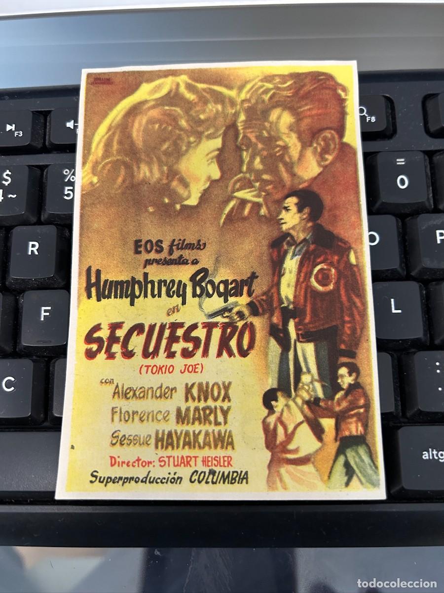 Cine: &ordm;1443 secuestro humphrey bogart cine monterrosa reus con publicidad buen estado