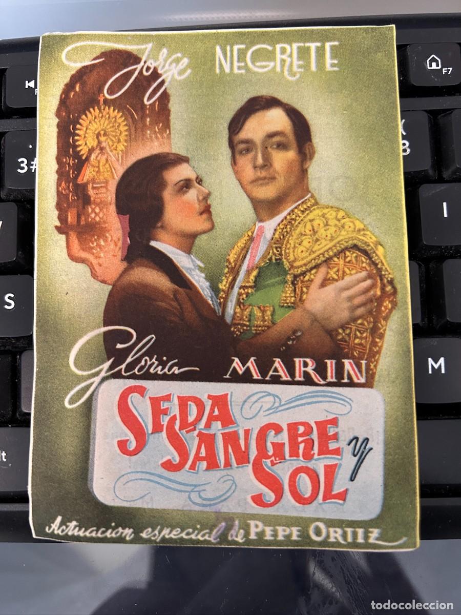 Cine: &ordm;1445 sada, sangre y sol cinema alhambra zaragoza con publicidad buen estado