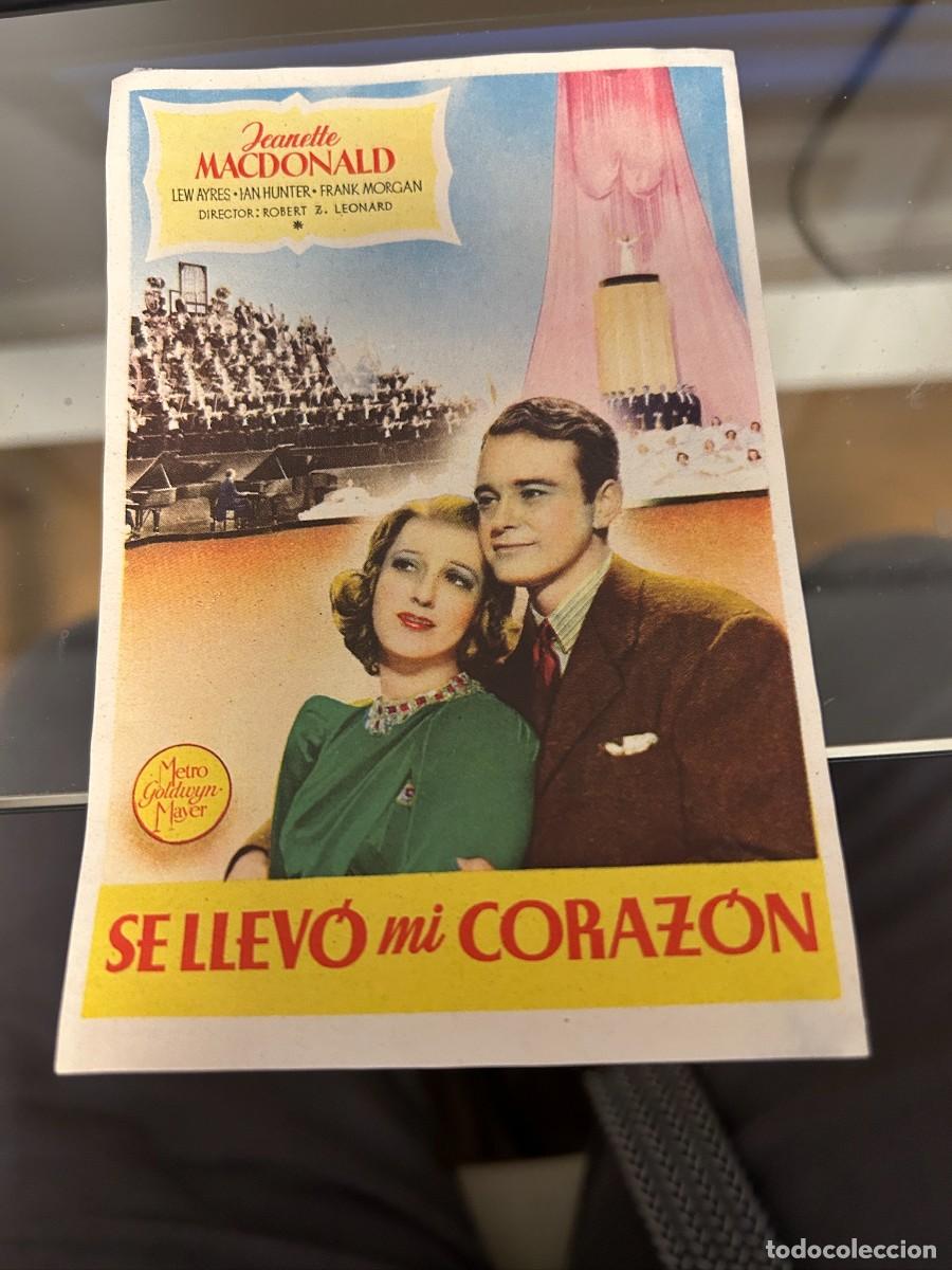 Cine: &ordm;1452 se llevo mi corazon sin publicidad buen estado
