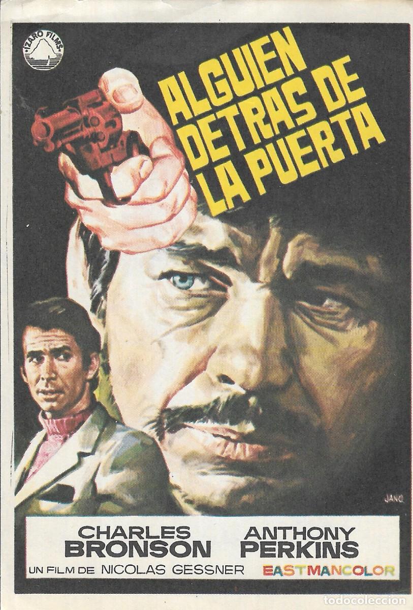 Cine: PROGRAMA DE CINE - ALGUIEN DETR&Aacute;S DE LA PUERTA - CHARLES BRONSON, ANTHONY PERKINS - 1971 - SIN PUBLI