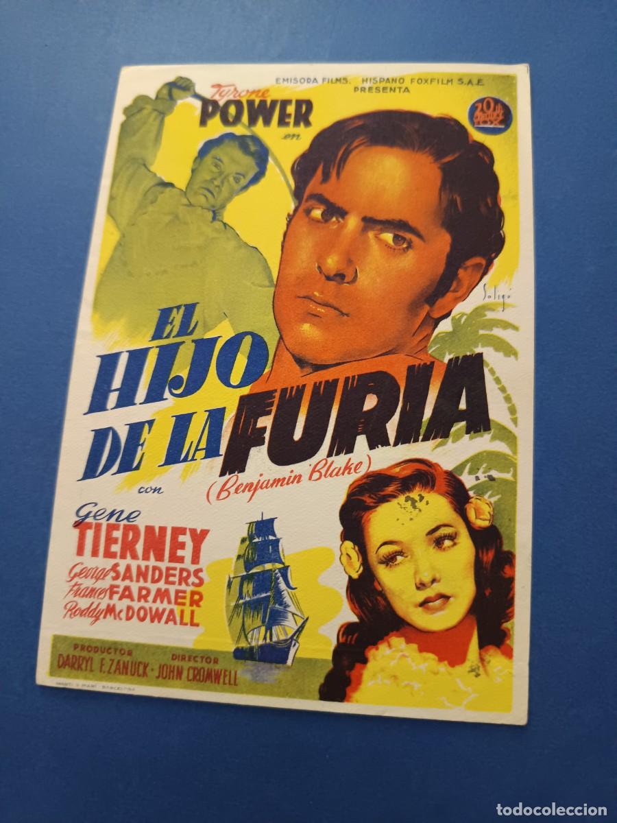 Cine: PROGRAMA DE CINE EL HIJO DE LA FURIA TYRONE POWER