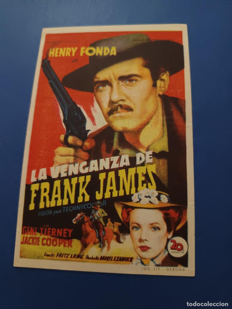 Cine: PROGRAMA DE CINE LA VENGANZA DE FRANK JAMES HENRY FONDA