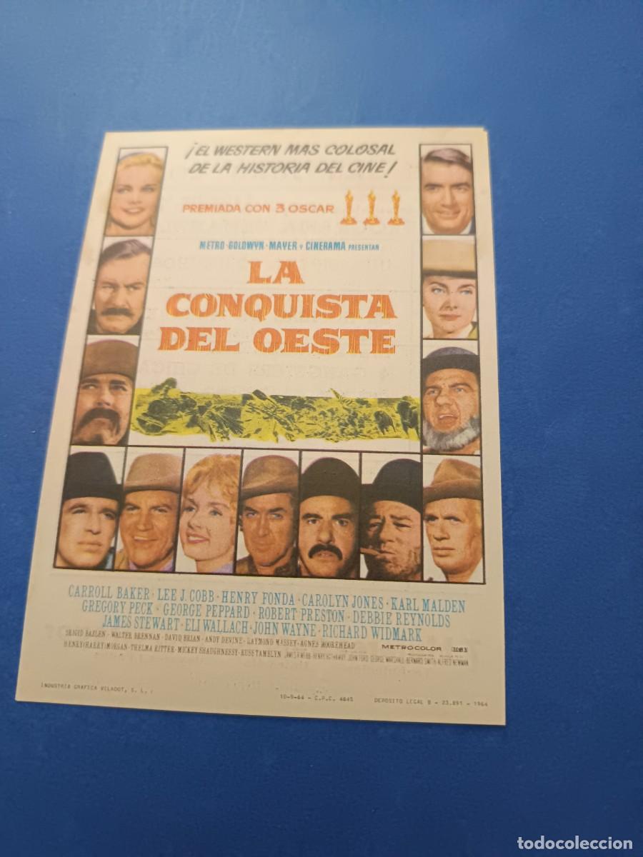 Cine: PROGRAMA DE CINE LA CONQUISTA DEL OESTE JOHN WAYNE
