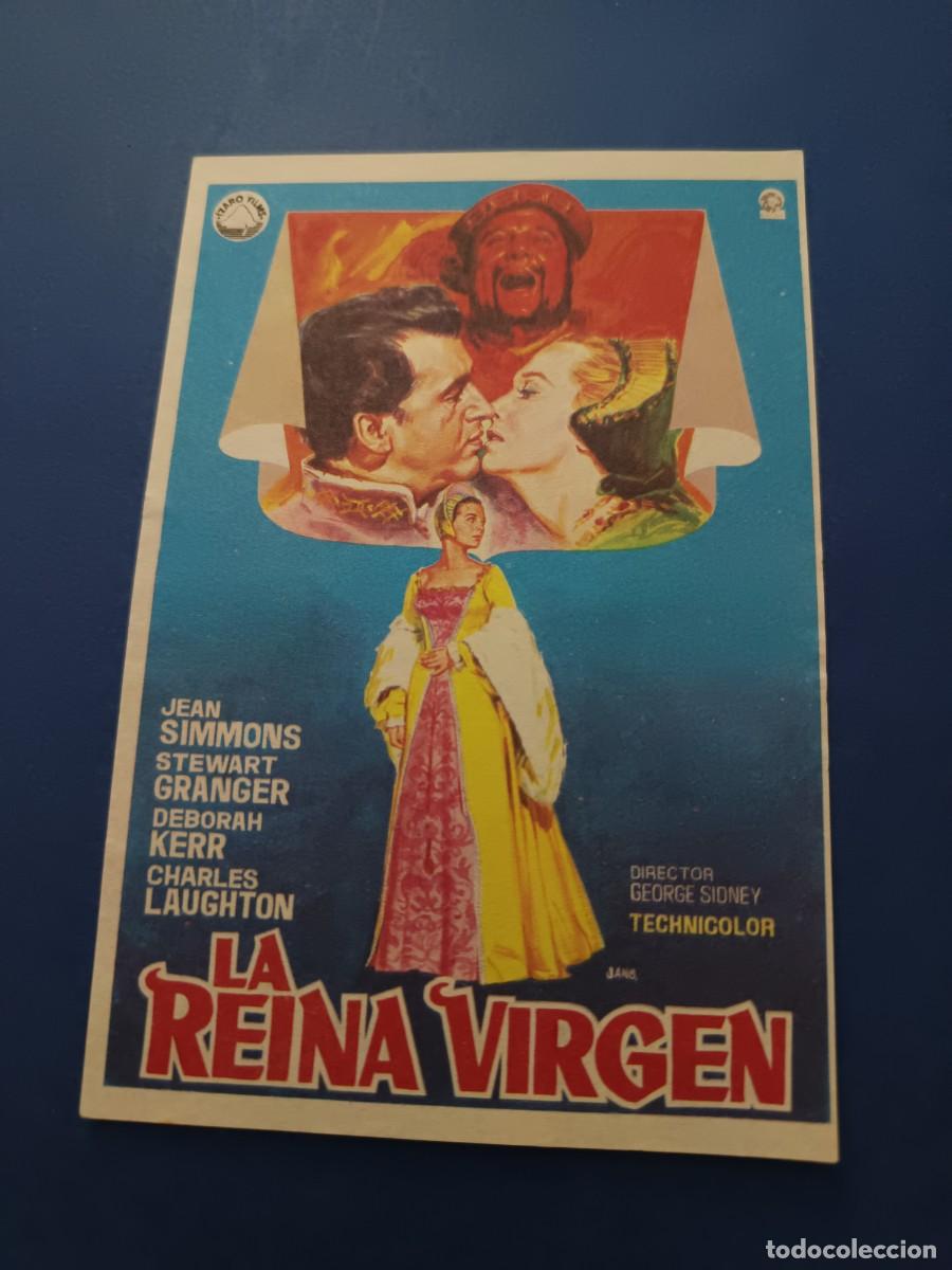 Cine: PROGRAMA DE CINE LA REINA VIRGEN STEWART GRANGER - Foto 1