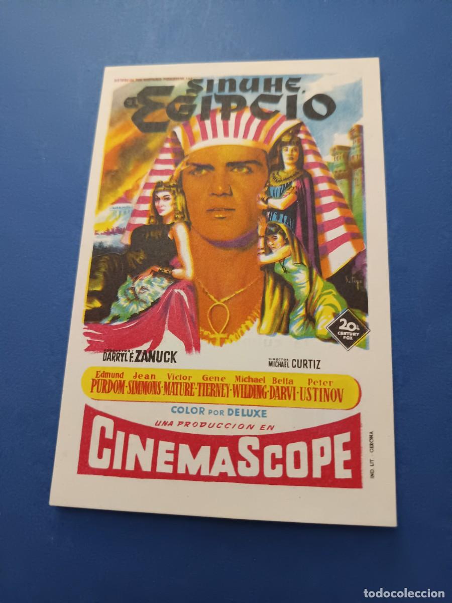 Cine: PROGRAMA DE CINE SINUHE EL EGIPIPCIO EDMUND PURDOM