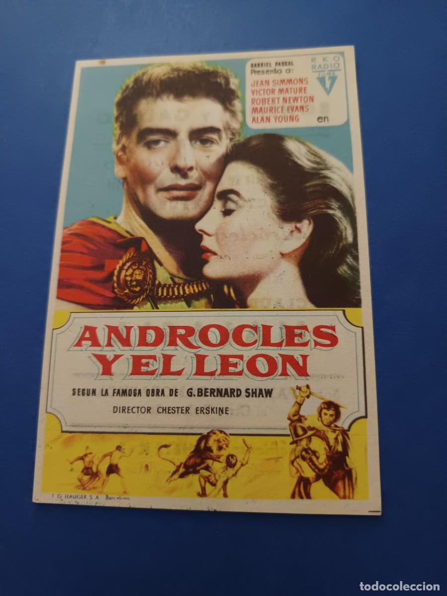 Cine: PROGRAMA DE CINE ANDROCLES Y EL LEON JEAN SIMMONS