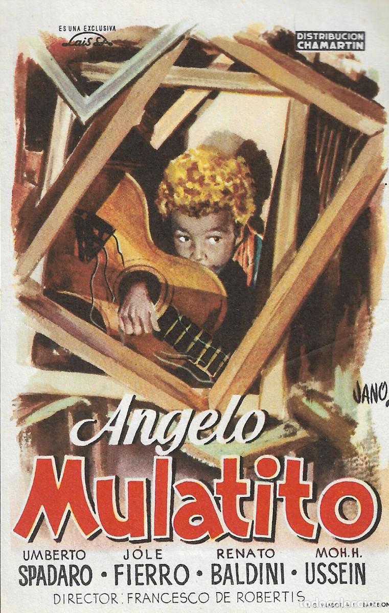 Cine: PROGRAMA DE CINE - MULATITO - ANGELO, UMBERTO SPADARO - JANO - 1950.