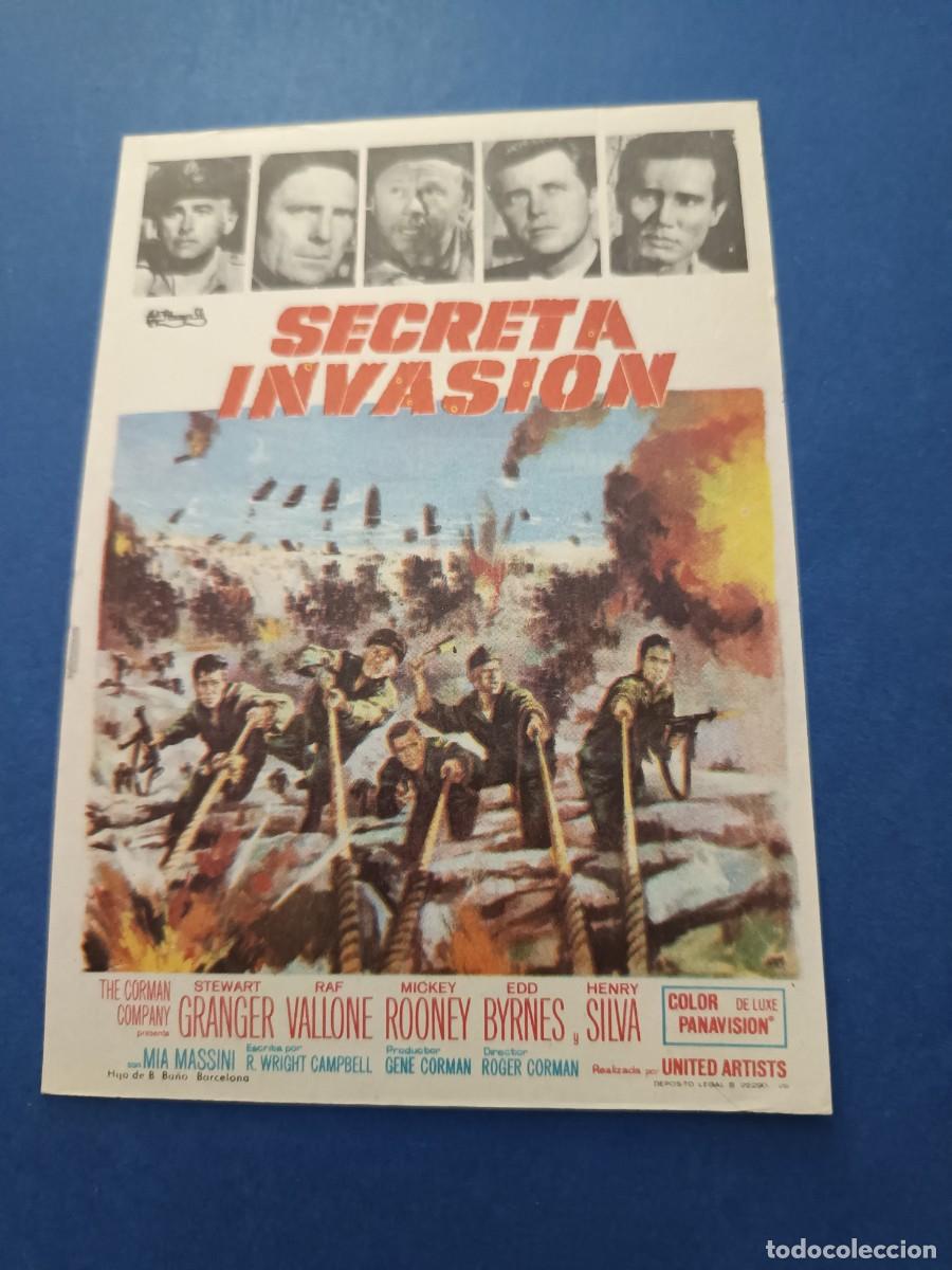 Cine: PROGRAMA DE CINE SECRETA INVASION STEWART GRANGER