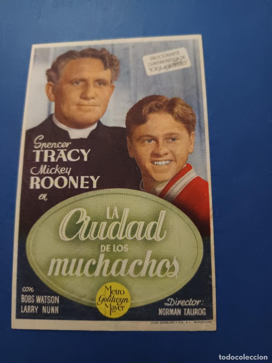 Cine: PROGRAMA DE CINE LA CIUDAD DE LOS MUCHACHOS SPENCER TRACY