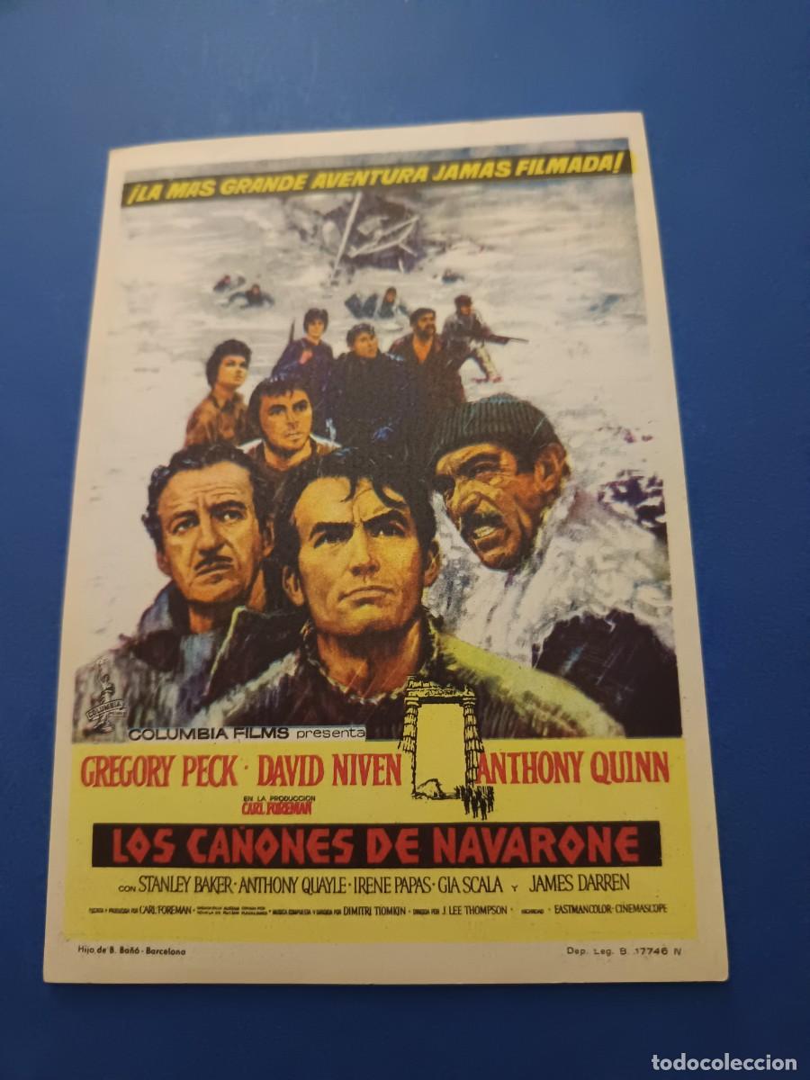 Cine: PROGRAMA DE CINE LOS CA&Ntilde;ONES DE NAVARONE GREGORY PECK