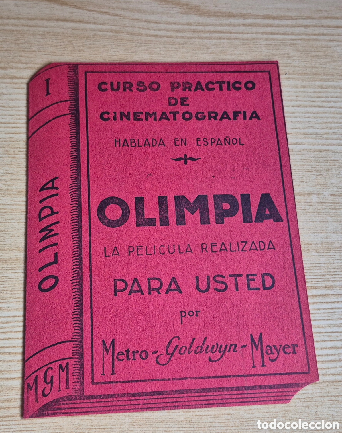 Cine: Antiguo programa de cine troquelado Olimpia - Foto 1