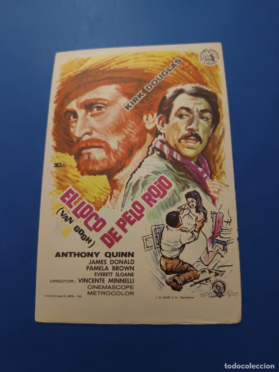 Cine: PROGRAMA DE CINE EL LOCO DEL PELO ROJO KIRK DOUGLAS