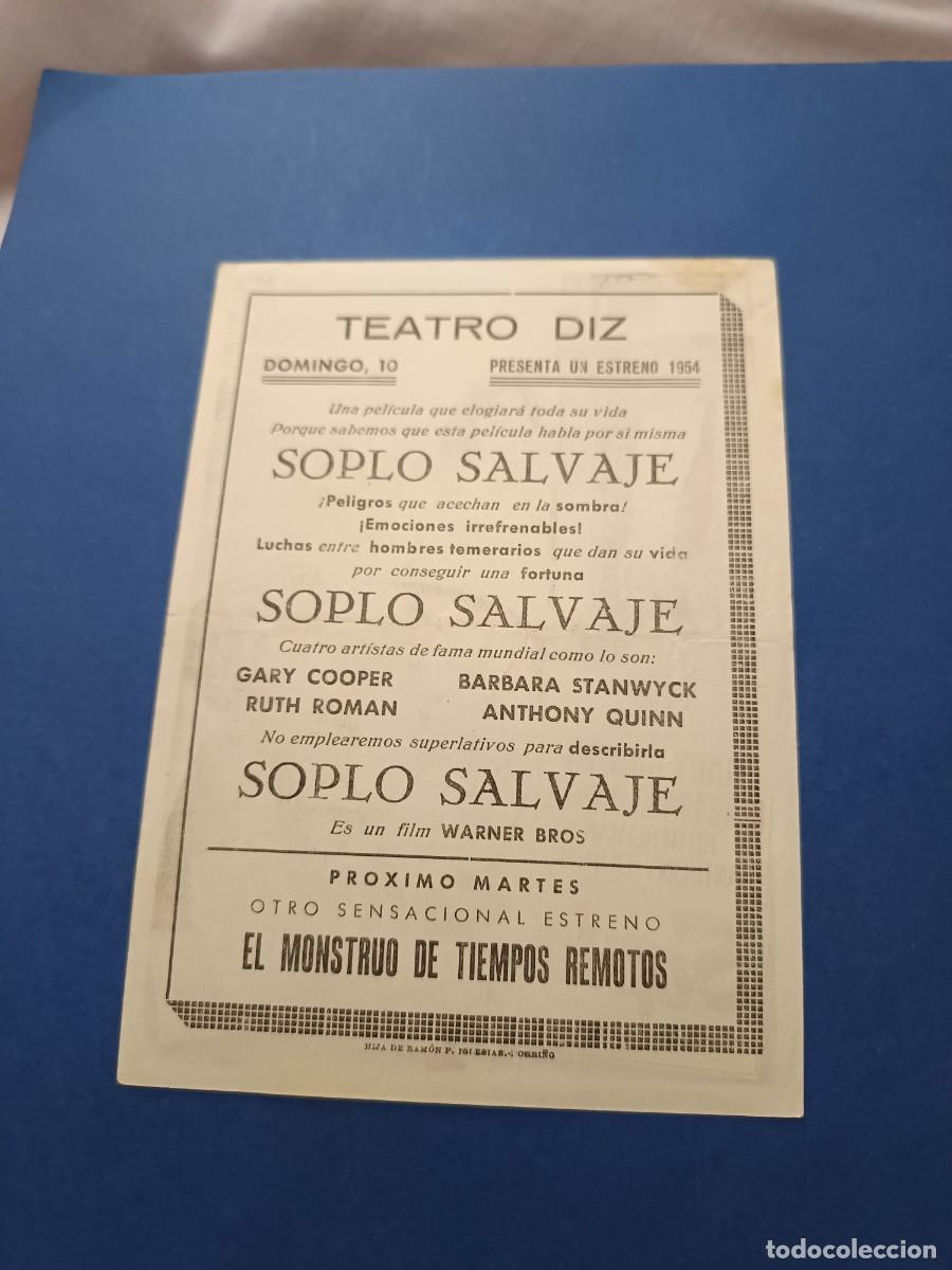 Cine: PROGRAMA DE CINE SOPLO SALVAJE GARY COOPER - Foto 2