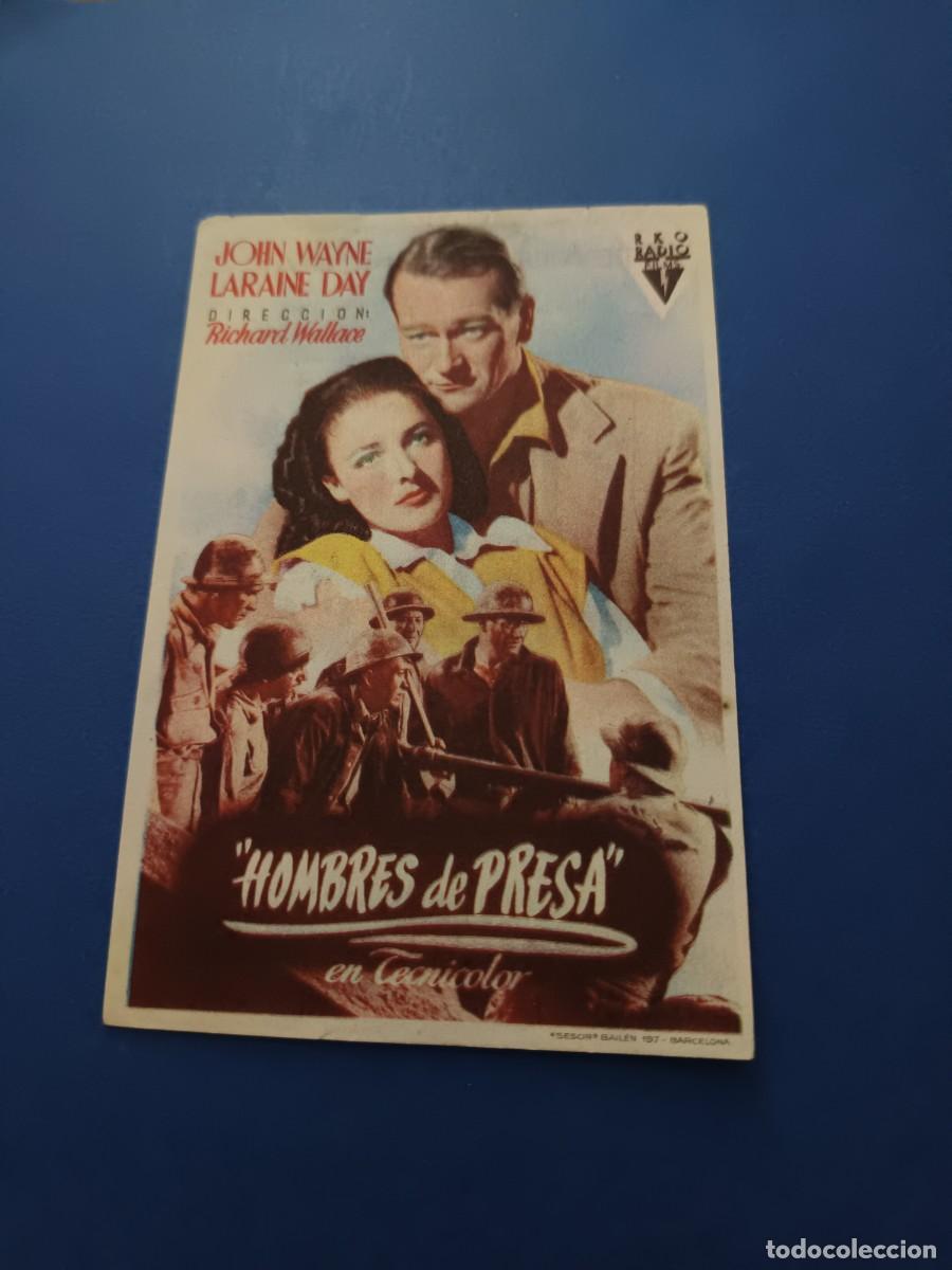 Cine: PROGRAMA DE CINE HOMBRES DE PRESA JOHN WAYNE