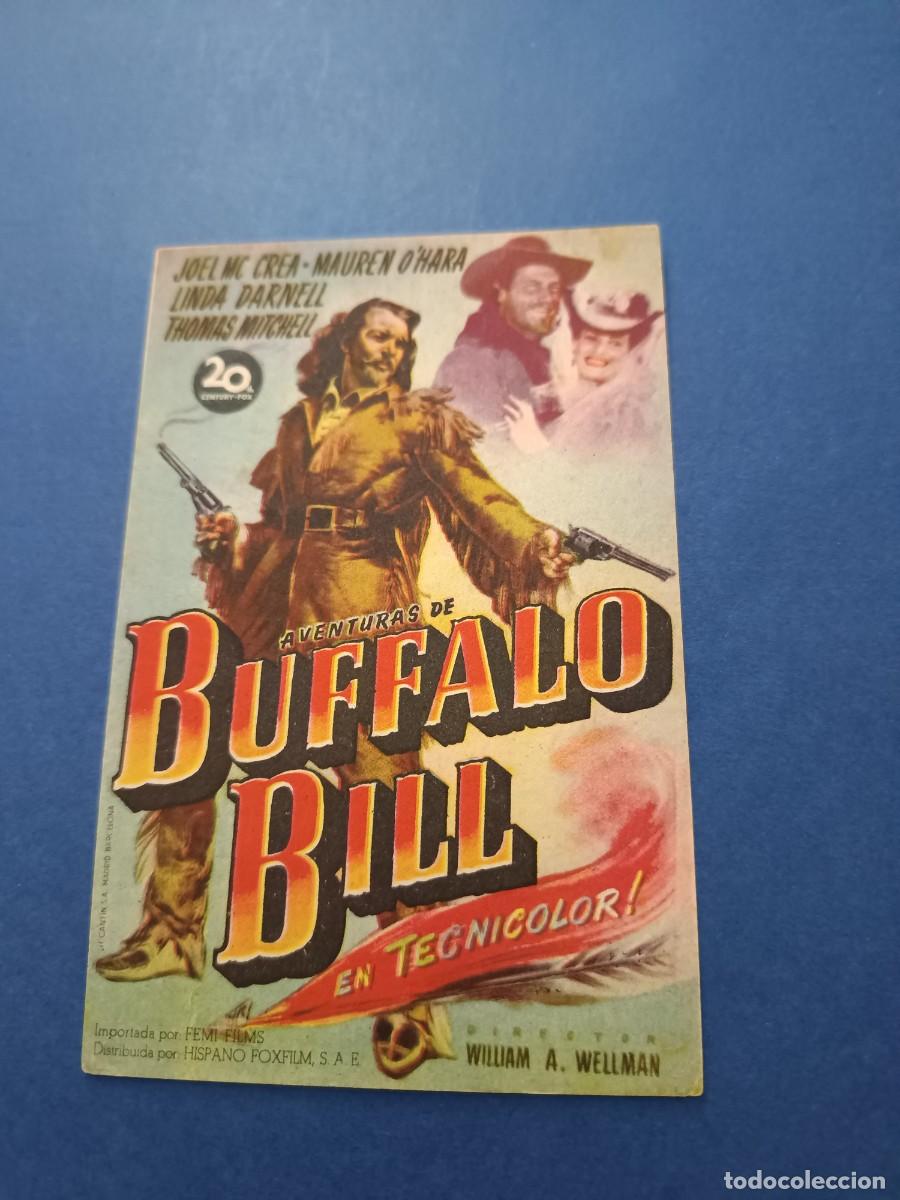 Cine: PROGRAMA DE CINE AVENTURAS DE BUFFALO BILL JOEL MCCREA