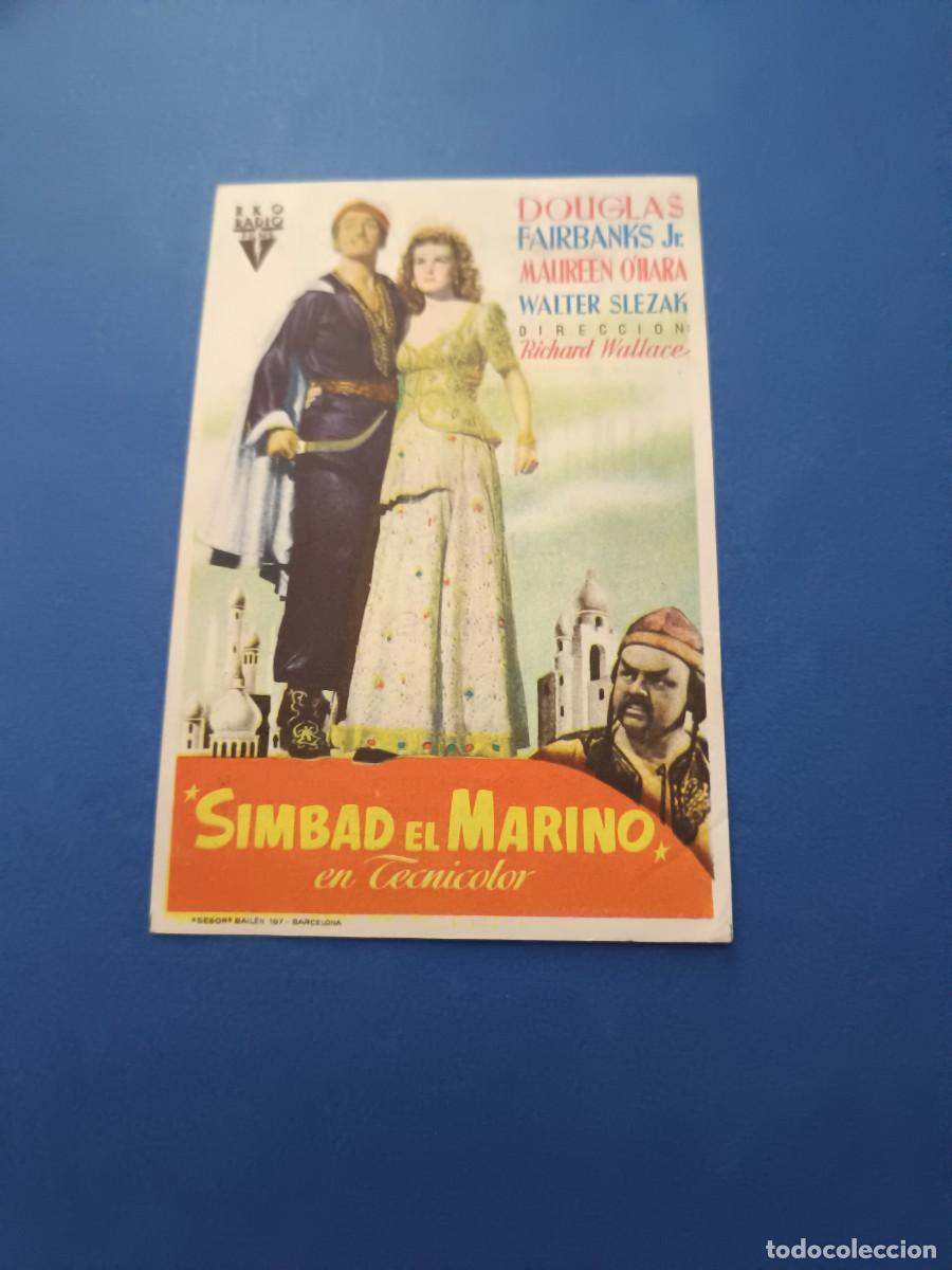 Cine: PROGRAMA DE CINE SIMBAD EL MARINO DOUGLAS FAIRBANKS JR. - Foto 1