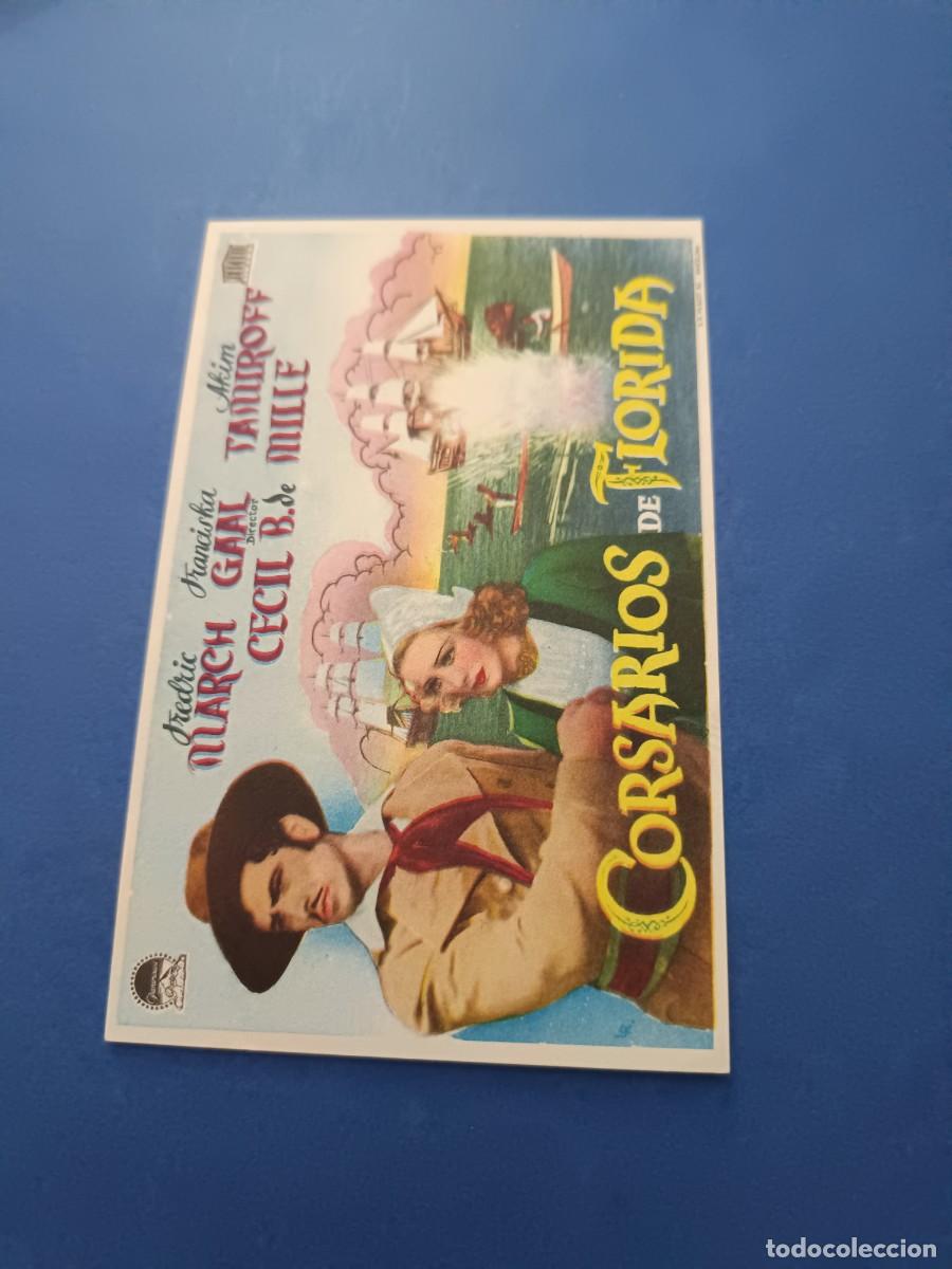 Cine: PROGRAMA DE CINE CORSARIOS DE FLORIDA FREDRIC MARCH