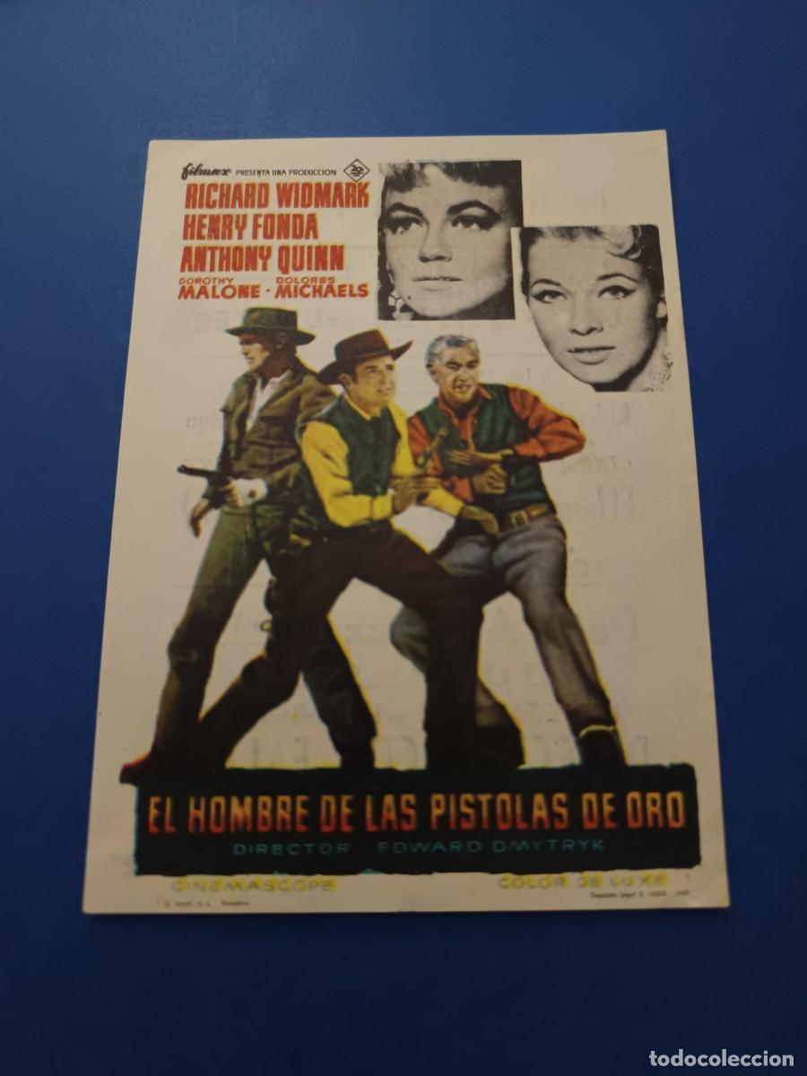 Cine: PROGRAMA DE CINE EL HOMBRE DE LAS PISTOLAS DE ORO RICHARD WIDMARK