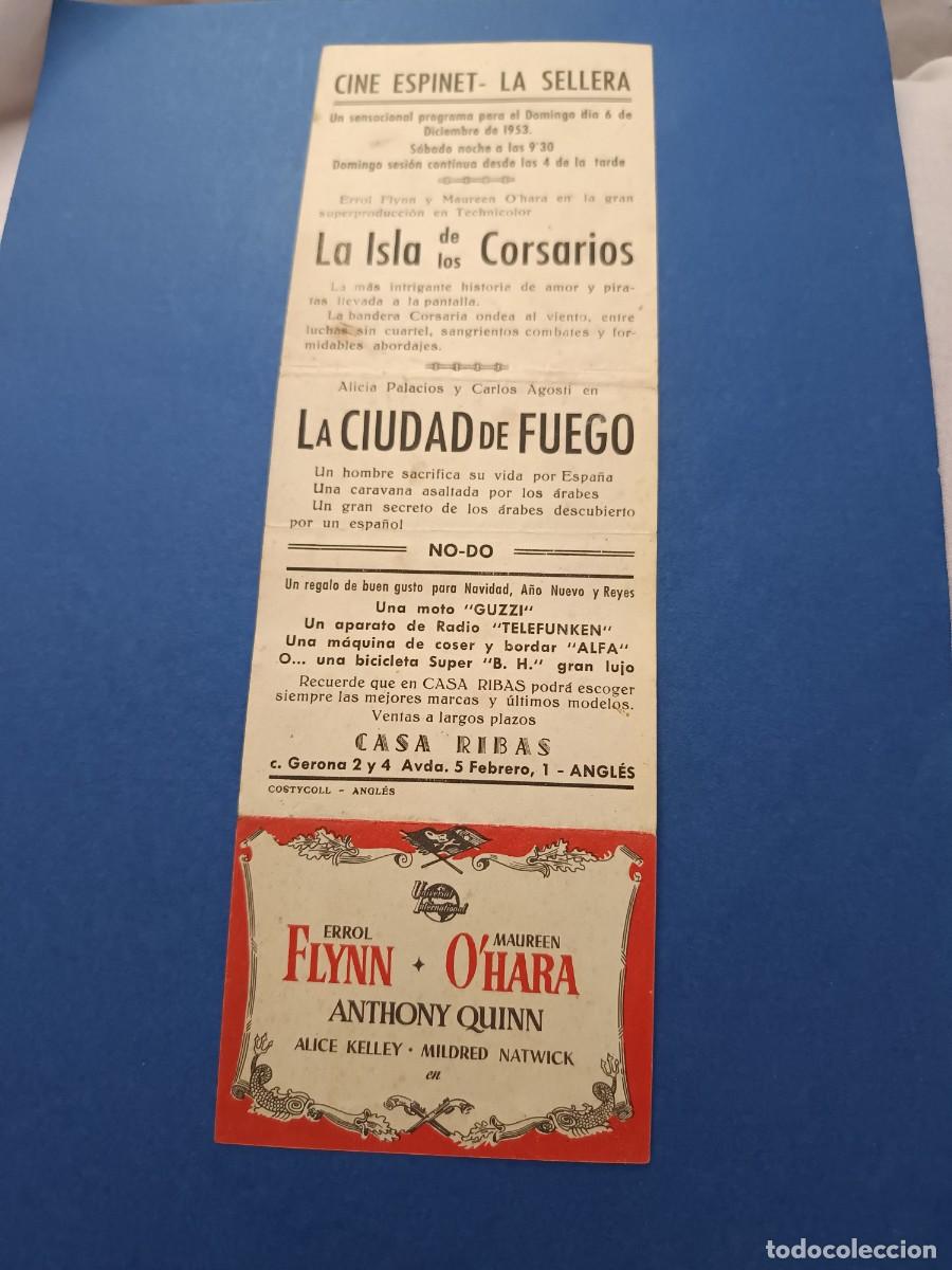 Cine: PROGRAMA DE CINE LA ISLA DE LOS CORSARIOS ERROL FLYNN - Foto 2