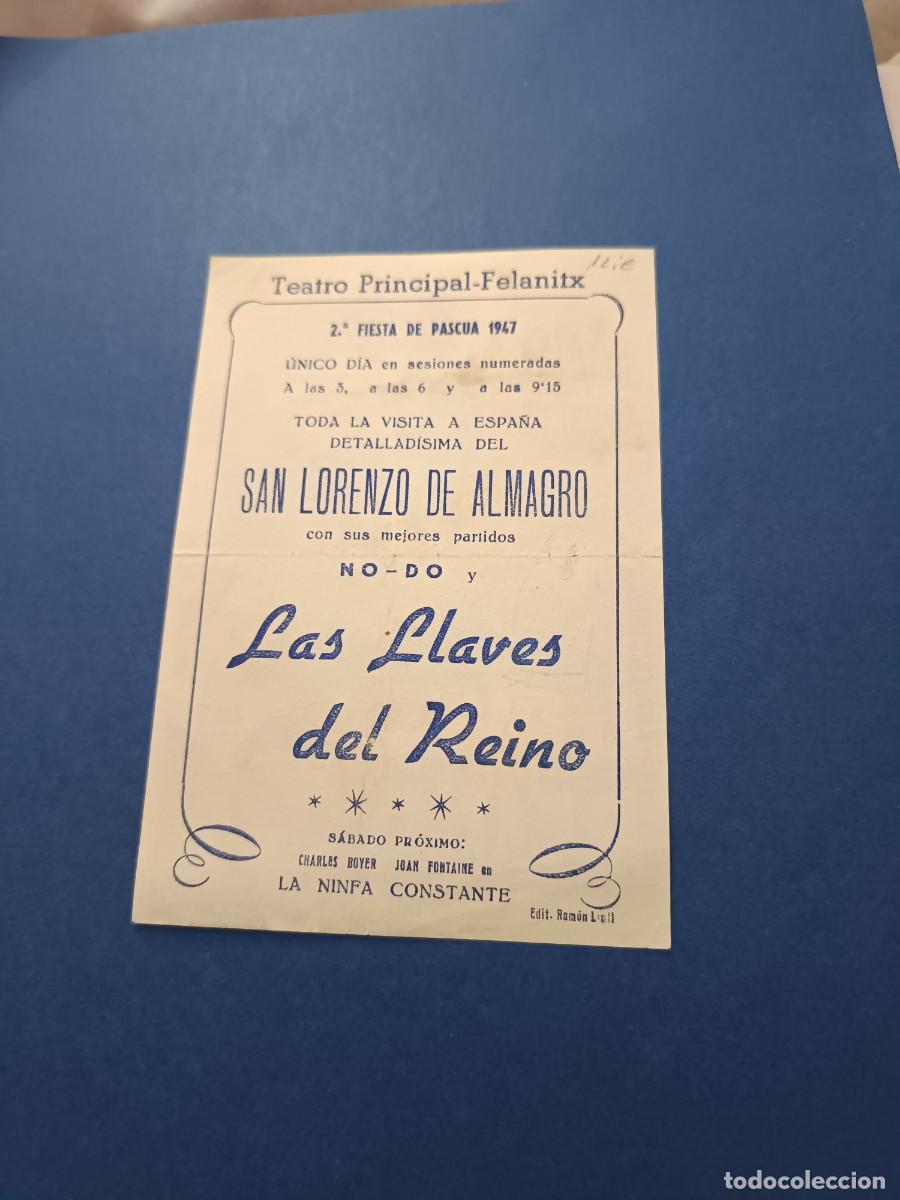 Cine: PROGRAMA DE CINE LAS LLAVES DEL REINO GREGORY PECK - Foto 2