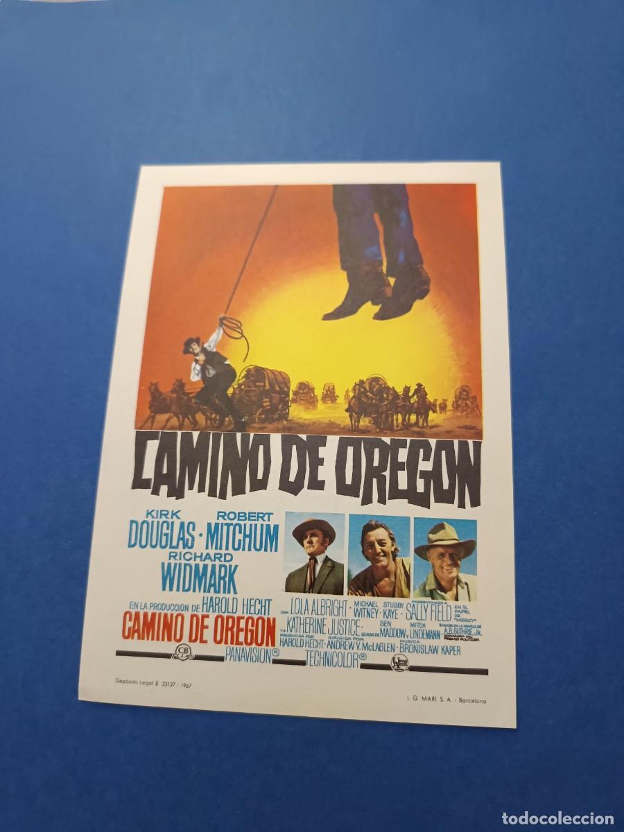 Cine: PROGRAMA DE CINE CAMINO DE OREGON KIRK DOUGLAS