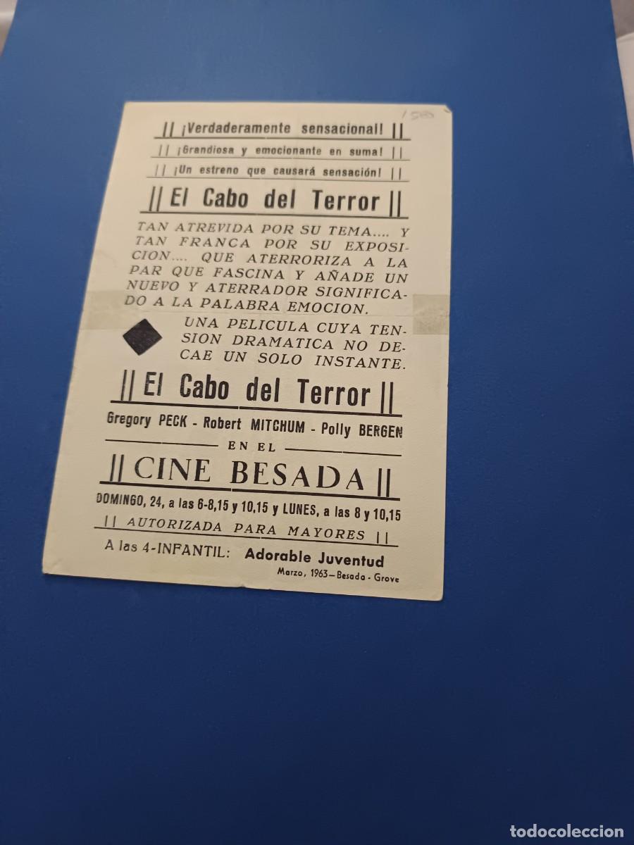 Cine: PROGRAMA DE CINE EL CABO DEL TERROR GREGORY PECK - Foto 2