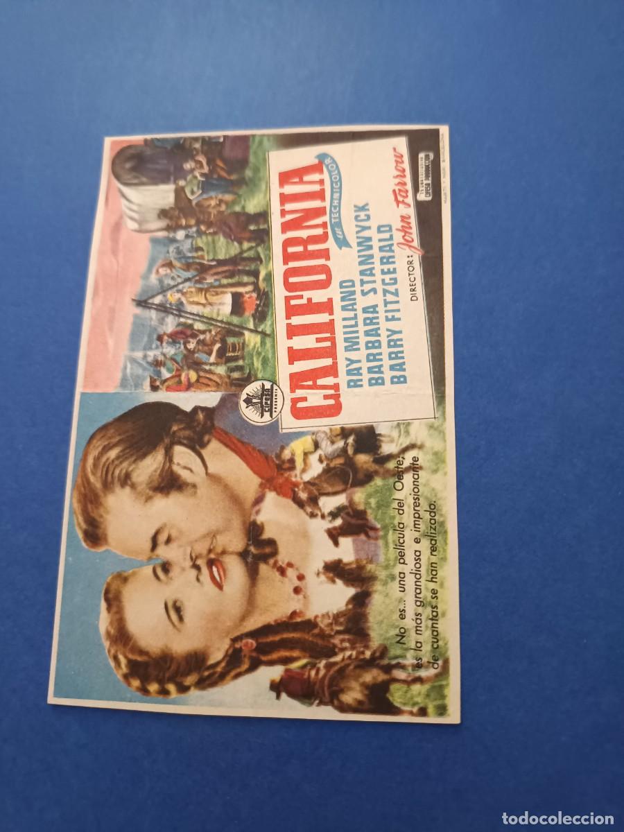 Cine: PROGRAMA DE CINE CALIFORNIA RAY MILLAND