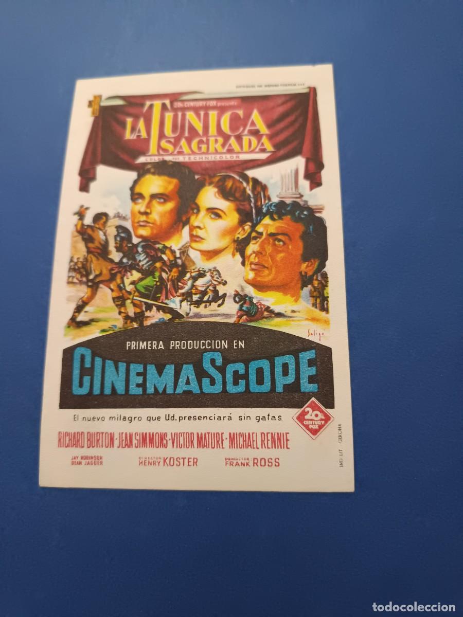 Cine: PROGRAMA DE CINE LA TUNICA SAGRADA RICHARD BURTON