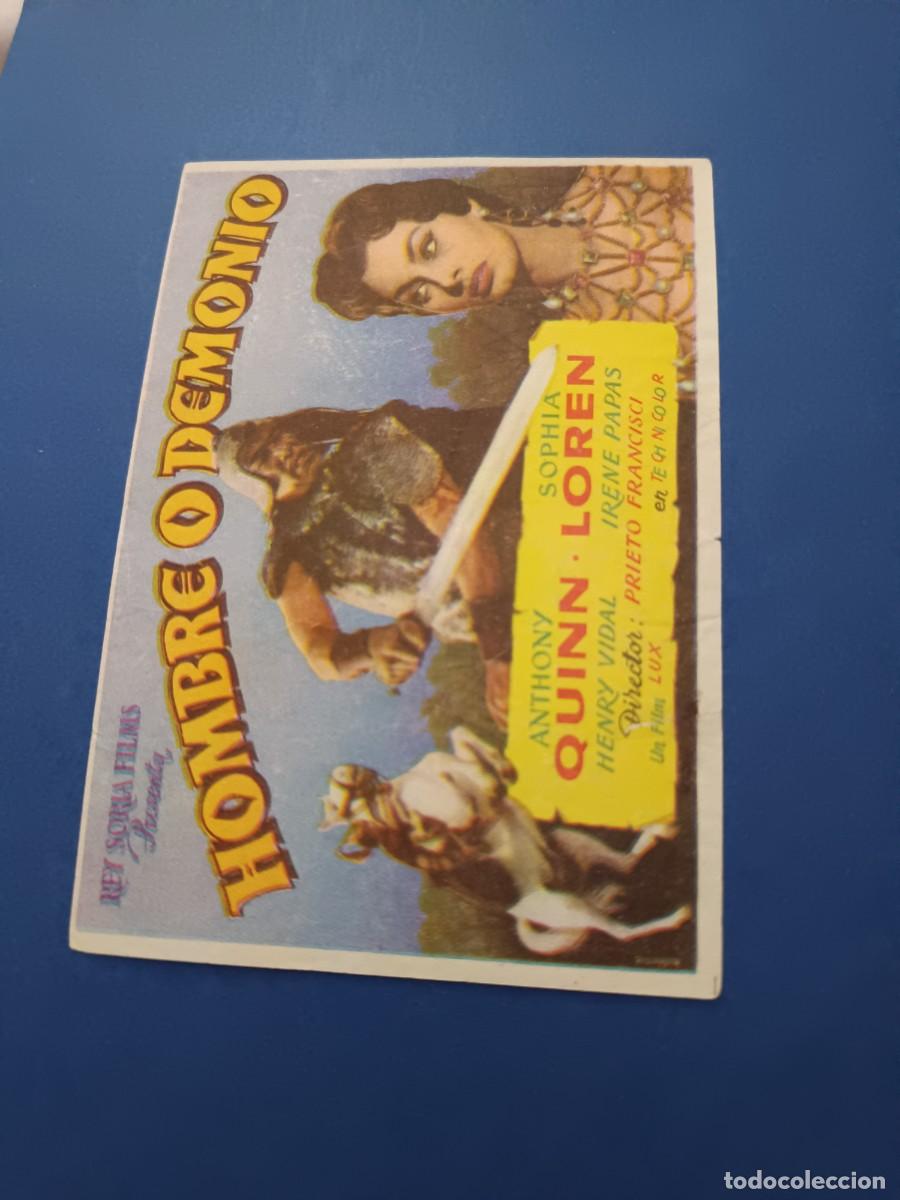 Cine: PROGRAMA DE CINE HOMBRE O DEMONIO SOFIA LOREN ANTHONY QUINN