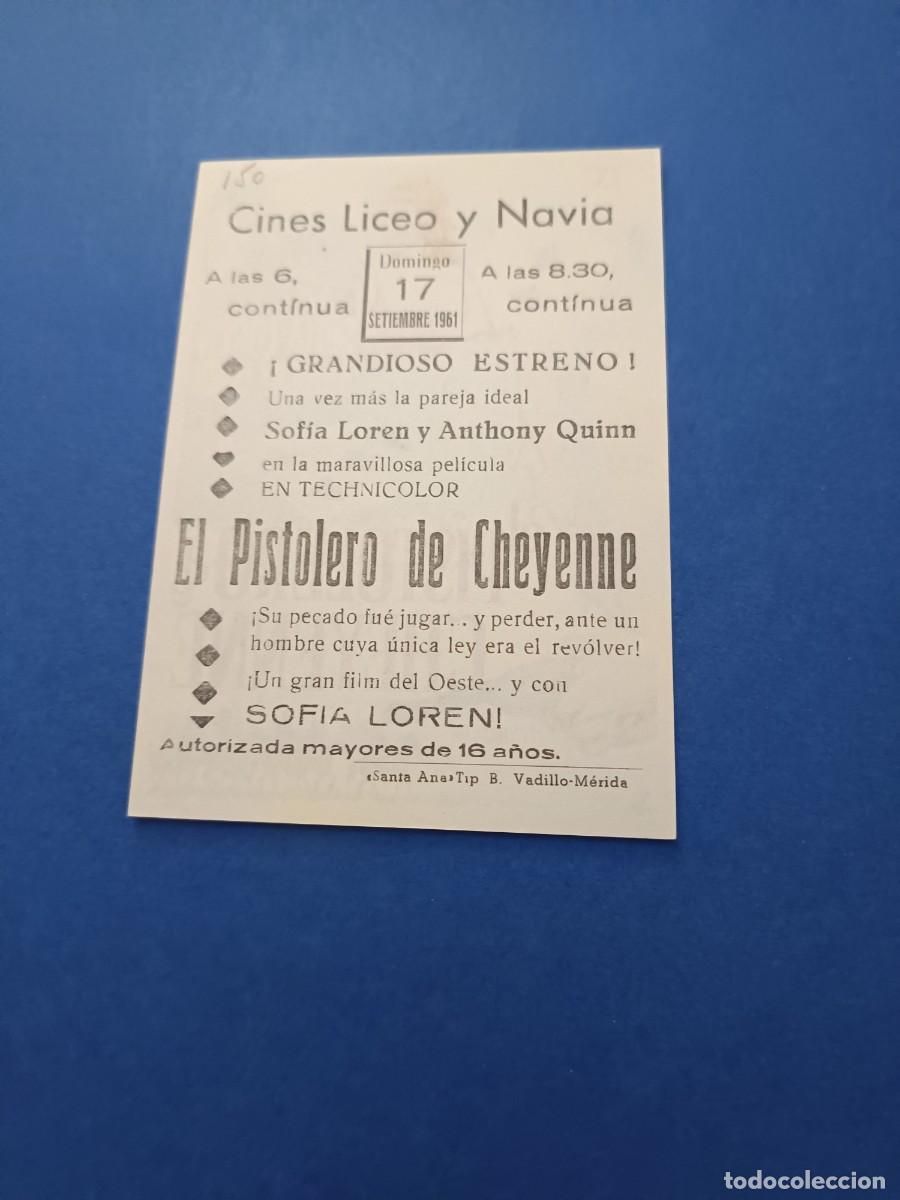 Cine: PROGRAMA DE CINE EL PISTOLERO DE CHEYENNE ANTHONY QUINN - Foto 2